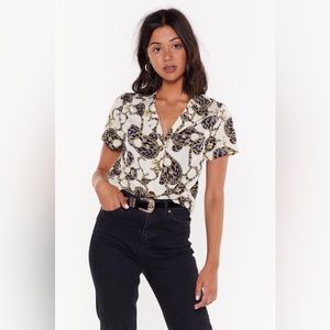 Nasty Gal Relaxed Button Down Shirt